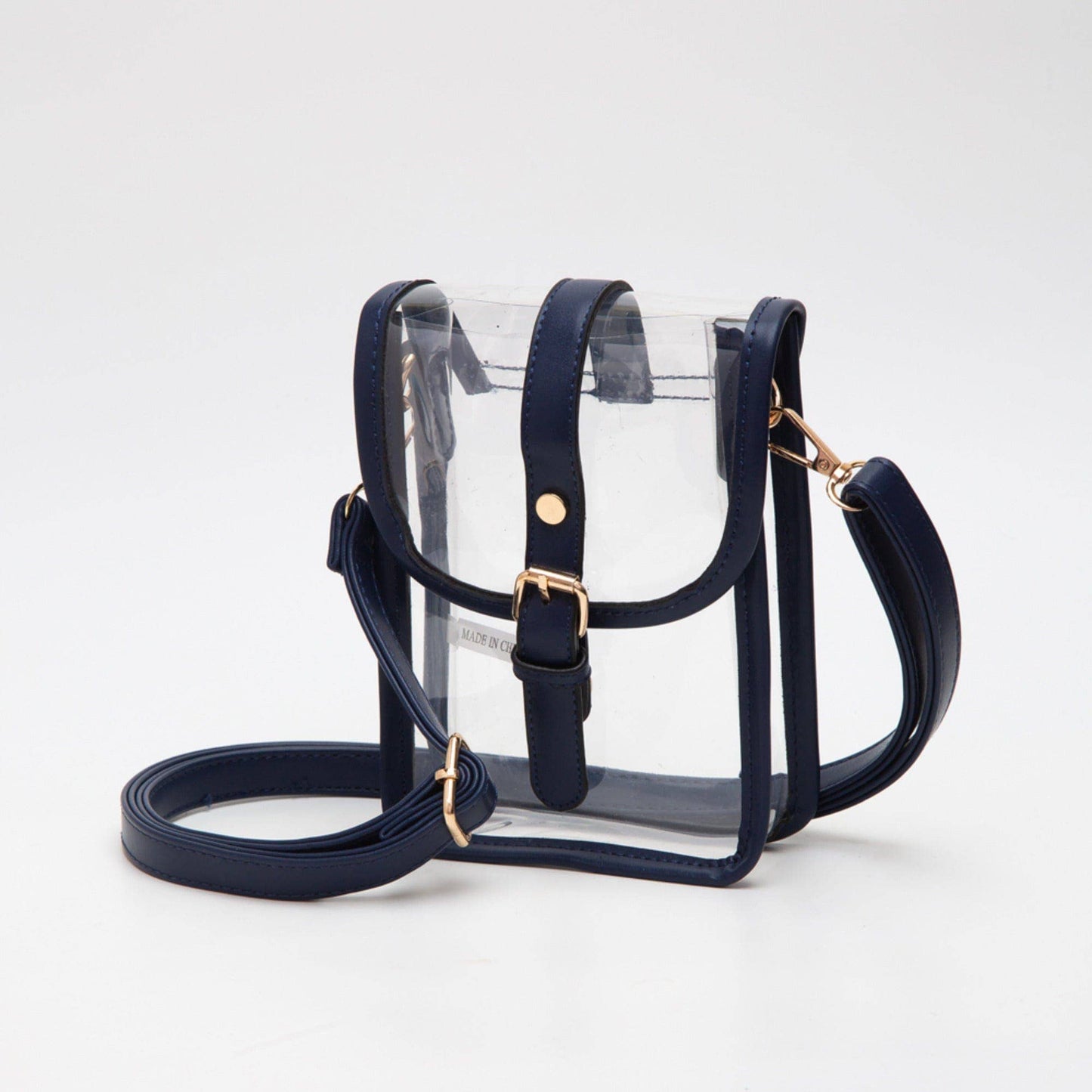 Game Day Clear Buckle Strap Mini Crossbody Bag