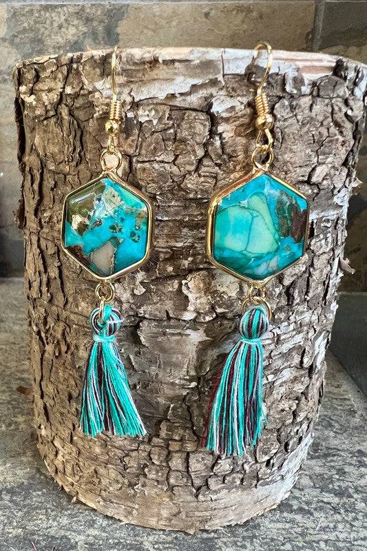 Janet Turquoise Earrings