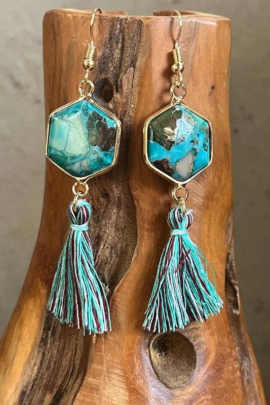 Janet Turquoise Earrings