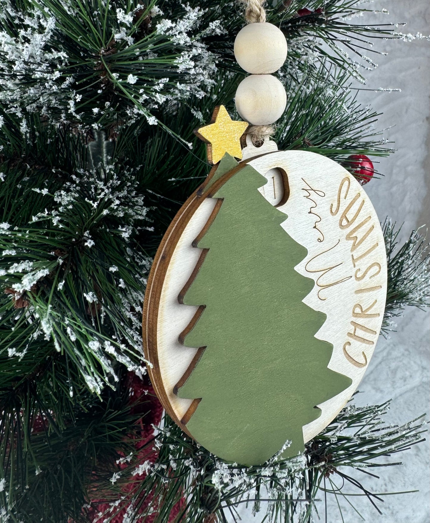 Christmas Tree Countdown Ornament