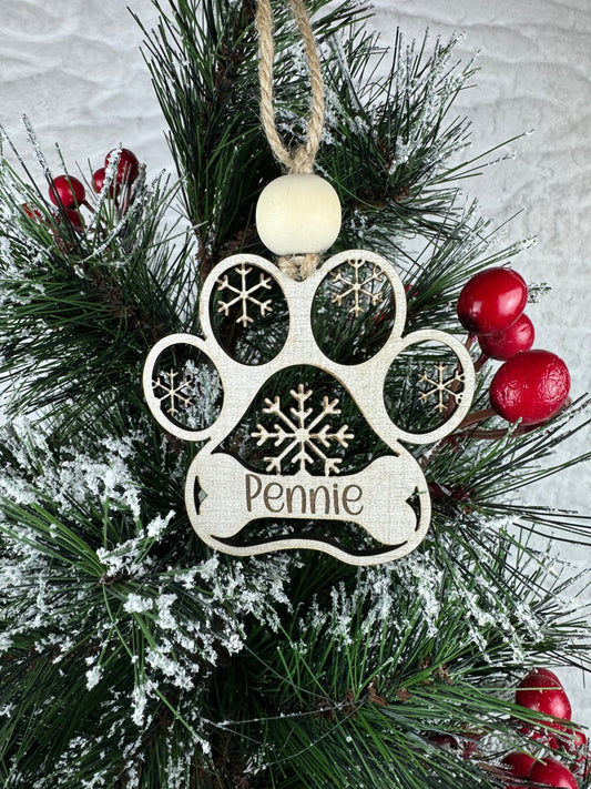 Personalized Dog Ornament