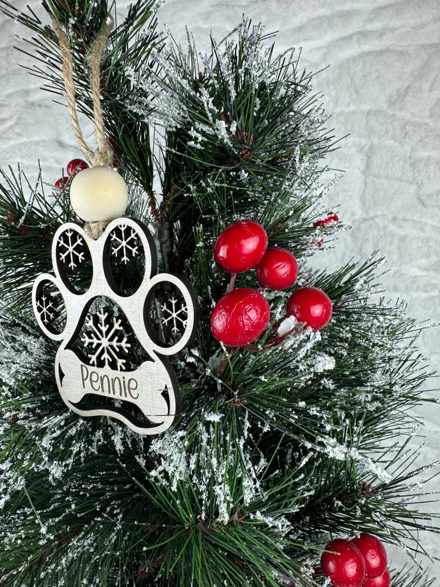 Personalized Dog Ornament