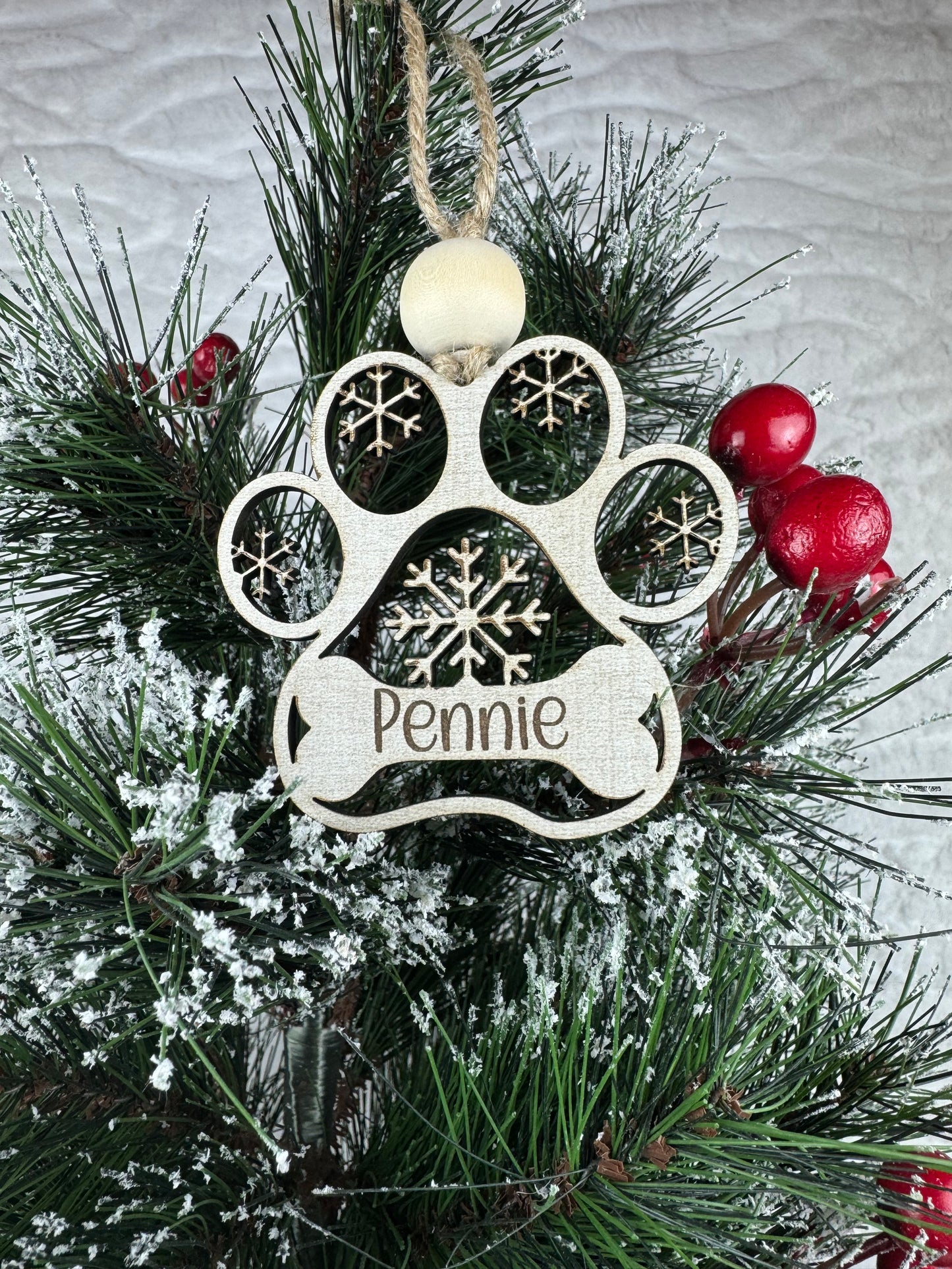 Personalized Dog Ornament