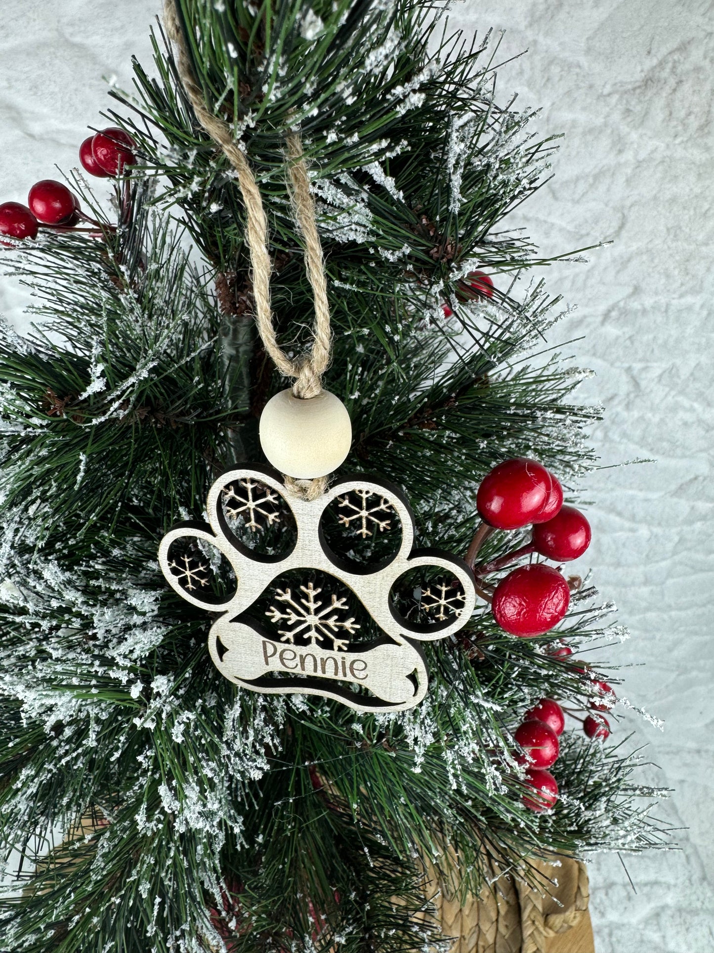 Personalized Dog Ornament