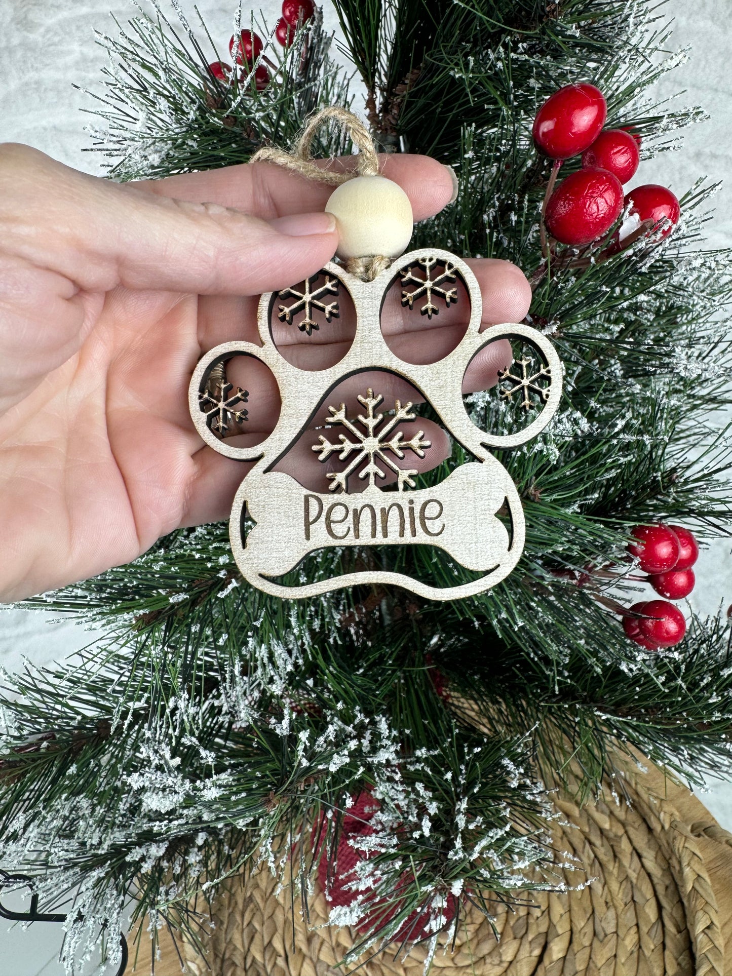 Personalized Dog Ornament