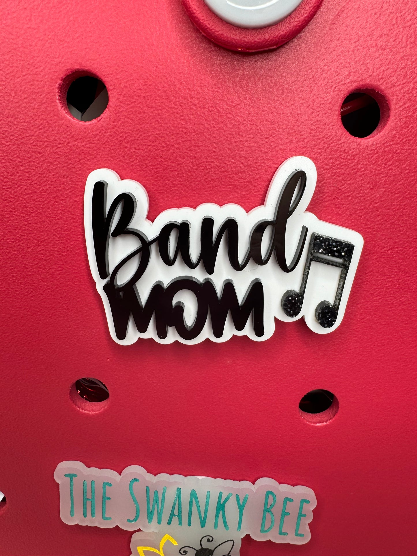 Band Mom Charm for Bogg Style Bags - Customizable Bag Charm - Band Mom Gift - Bogg Bag Accessory - Personalized Band Bag Charm