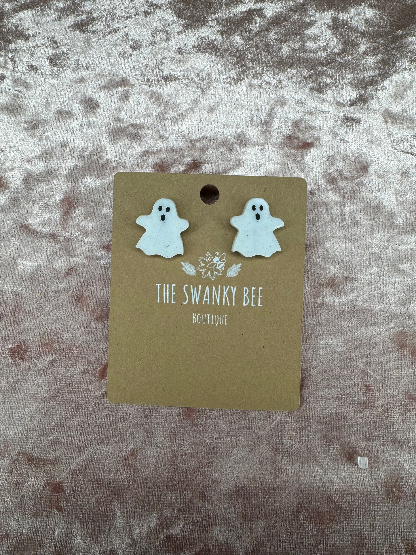 Ghostly Glitter Studs