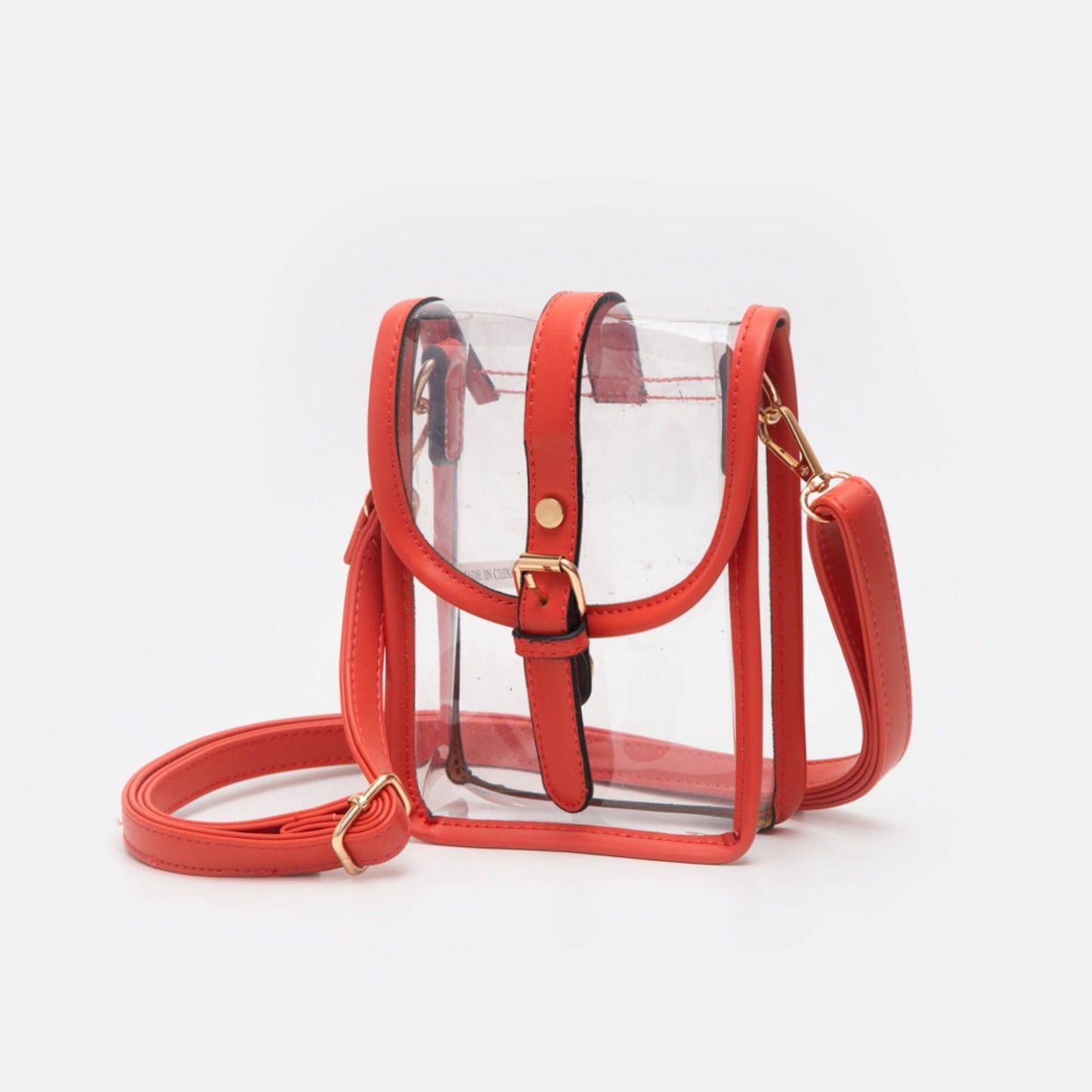 Game Day Clear Buckle Strap Mini Crossbody Bag