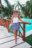 Watch Me Bloom Floral Skort